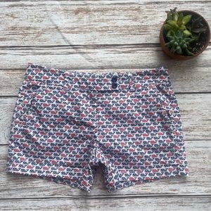 Vineyard Vines Red / White / Blue Stars & Stripes Whale Print Shorts Size 2